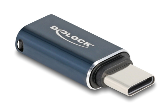 DELOCK αντάπτορας USB-C σε Lightning 60688, 35W, 480Mbps, ανθρακί