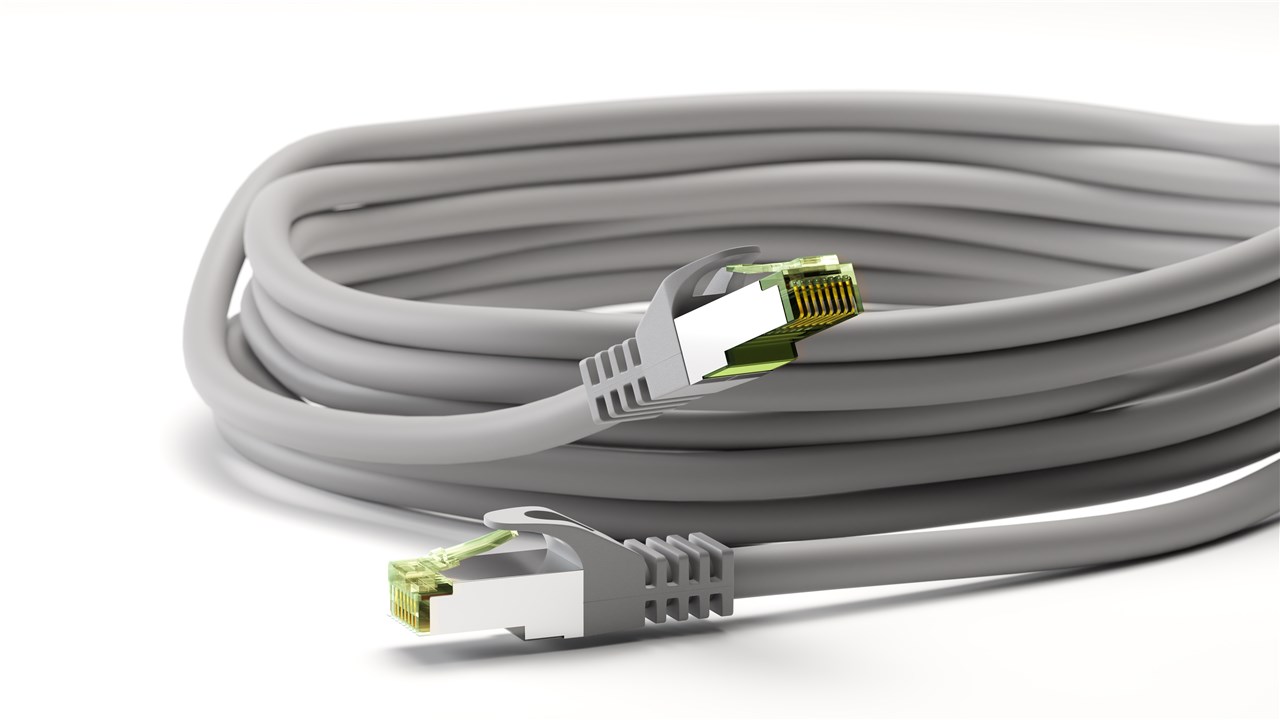 GOOBAY καλώδιο δικτύου 61116, CAT 8.1 S/FTP, copper, GHMT, 2m, γκρι