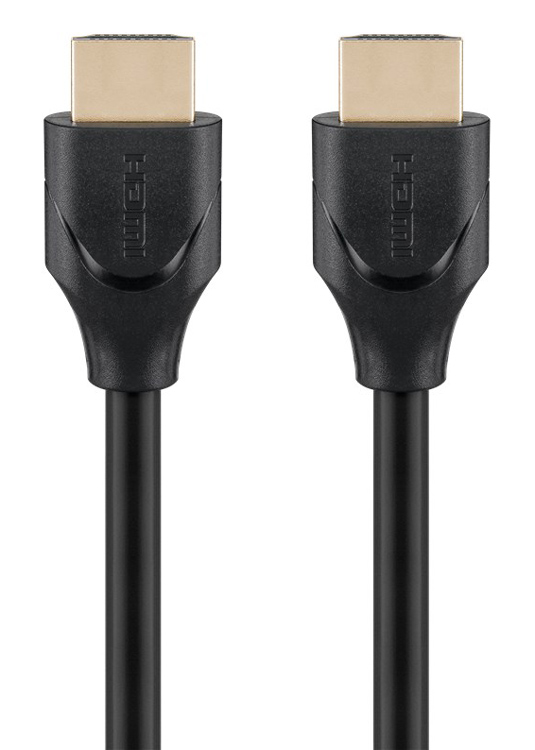 GOOBAY καλώδιο HDMI 2.1 61640, Ethernet, ARC, 8K/60Hz 48 Gbps, 2m, μαύρο