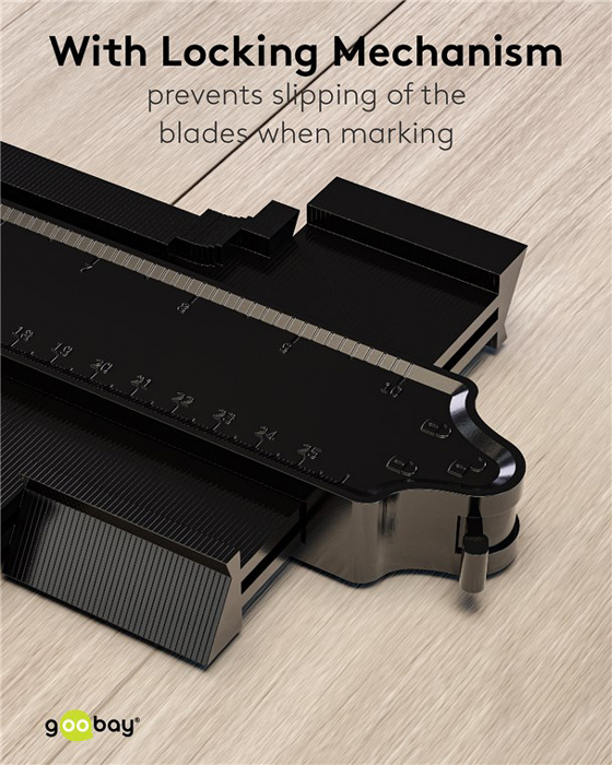 GOOBAY σετ παντογράφοι 61668, κλίμακα σε inch/cm, 130/250mm, 2τμχ