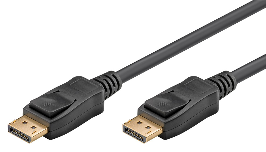 GOOBAY καλώδιο DisplayPort 61696, 8K/60Hz, 32.4 Gbit/s, 1m, μαύρο