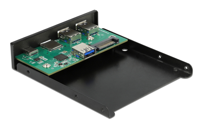 DELOCK front panel 64058, 3.5″ σε USB-C, 2x USB & SD/Micro SD
