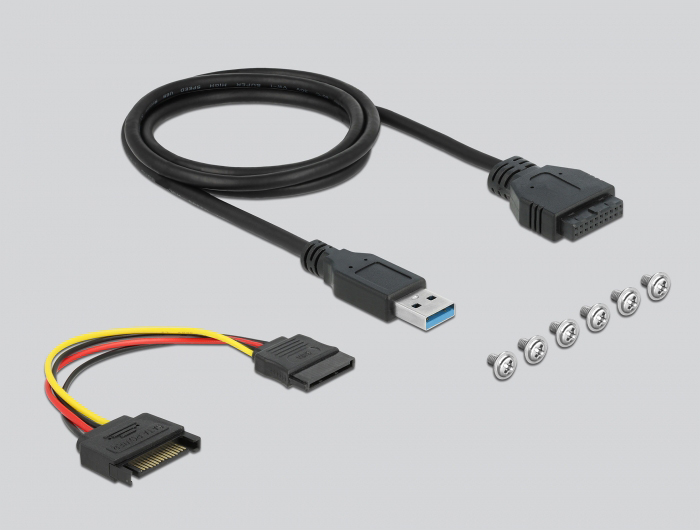 DELOCK front panel 64058, 3.5″ σε USB-C, 2x USB & SD/Micro SD