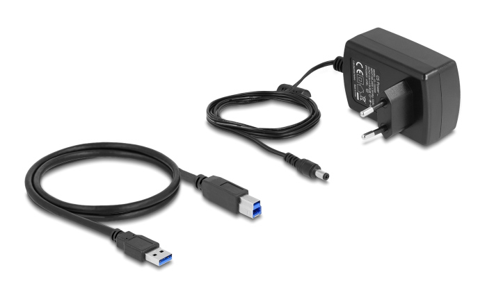 DELOCK docking station 64183 clone function, 2x HDD, CF/SD, 5Gbps, μαύρο