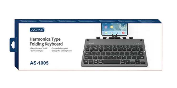 Ασύρματο πληκτρολόγιο Bluetooth Mini – A1005 – AOAS – 654580