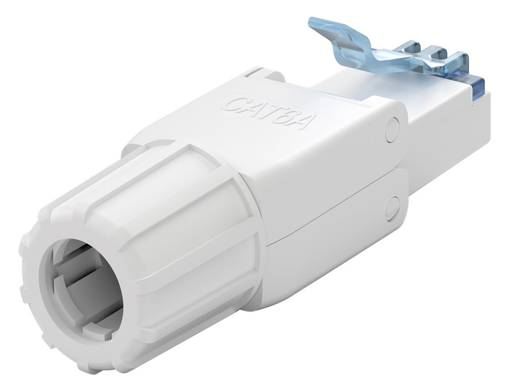 GOOBAY βύσμα RJ45 65941, CAT 6A UTP, tool-free, λευκό