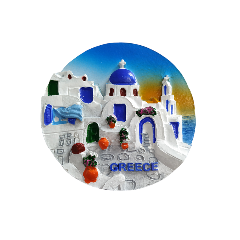 Tουριστικό μαγνητάκι Souvenir – Σετ 12pcs – Resin Magnet – Greece – 678234