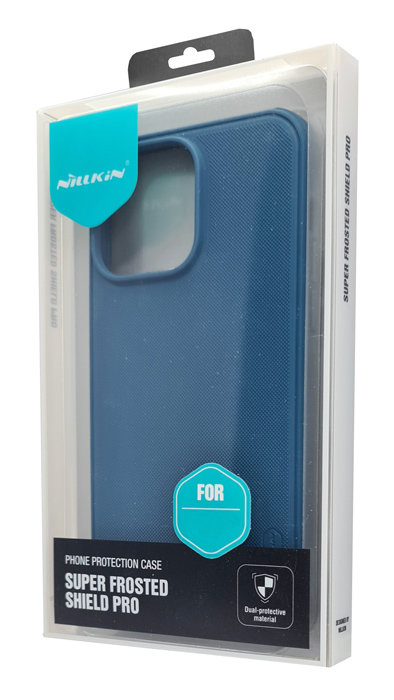 NILLKIN θήκη Super Frosted Shield Pro για Apple iPhone 14, μπλε