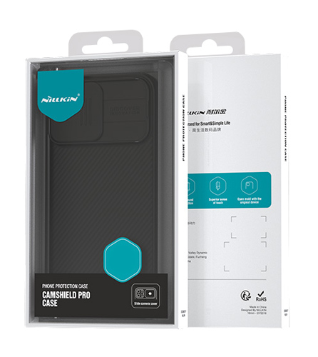 NILLKIN θήκη CamShield Pro για iPhone 15 Pro, μπλε