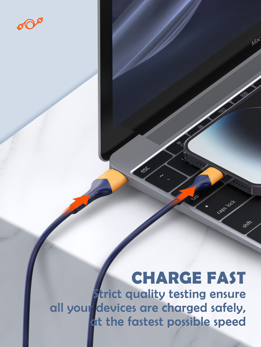 LDNIO καλώδιο USB-C σε USB LS802, 30W, 2m, λευκό