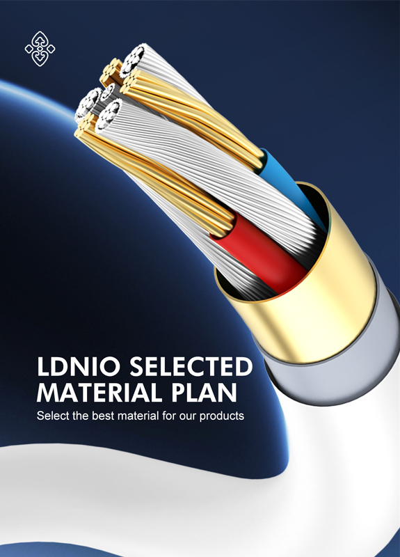 LDNIO καλώδιο Lightning σε USB-C LC811I, 30W PD, 1m, γκρι