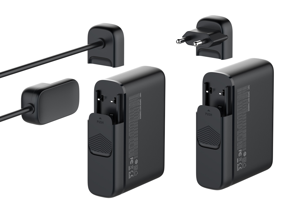 LDNIO σταθμός φόρτισης A6140C, 3x USB-C/3x USB, 140W, PD/QC, GaN, μαύρος