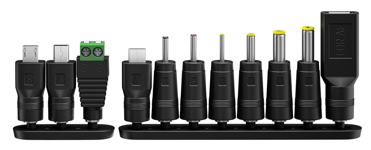 GOOBAY επιτοίχιος φορτιστής 74436, 5V-15V, 36W, 12 tips
