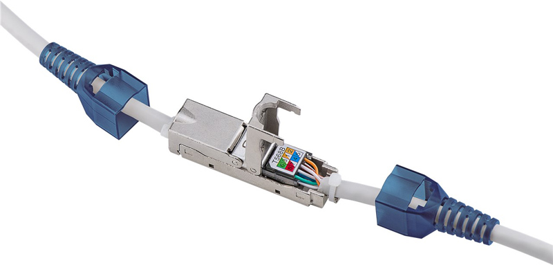 GOOBAY σύνδεσμος καλωδίων CAT 6A 79579, STP, toolfree