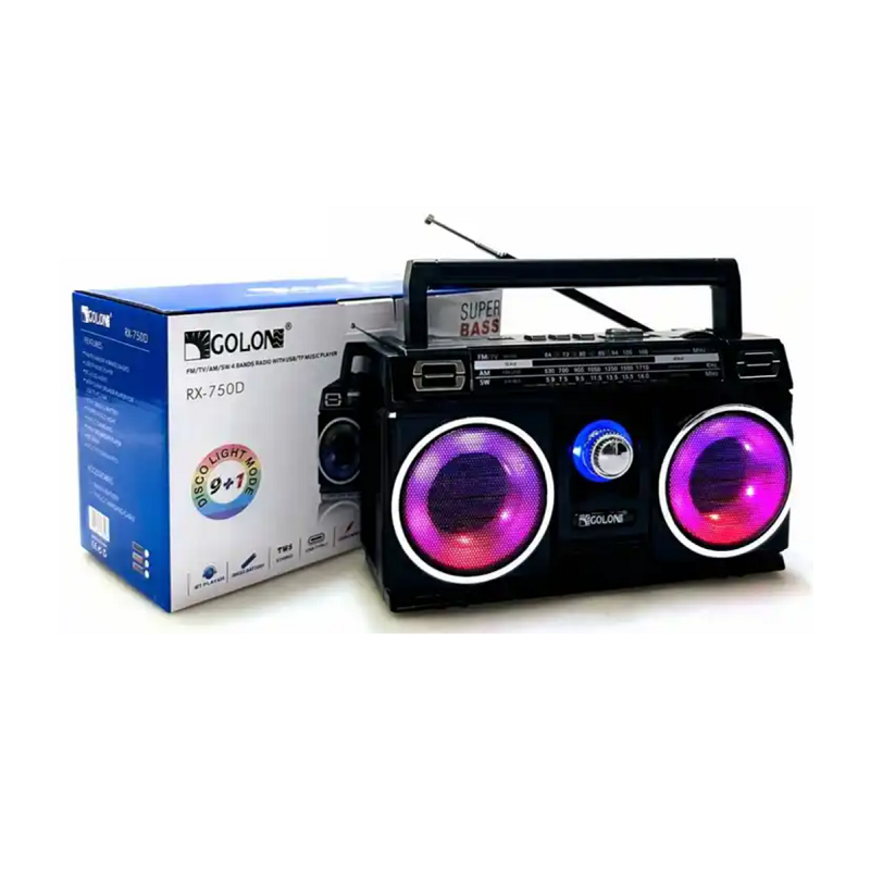 Επαναφορτιζόμενο ραδιόφωνο – RX750D – 797506 – Black