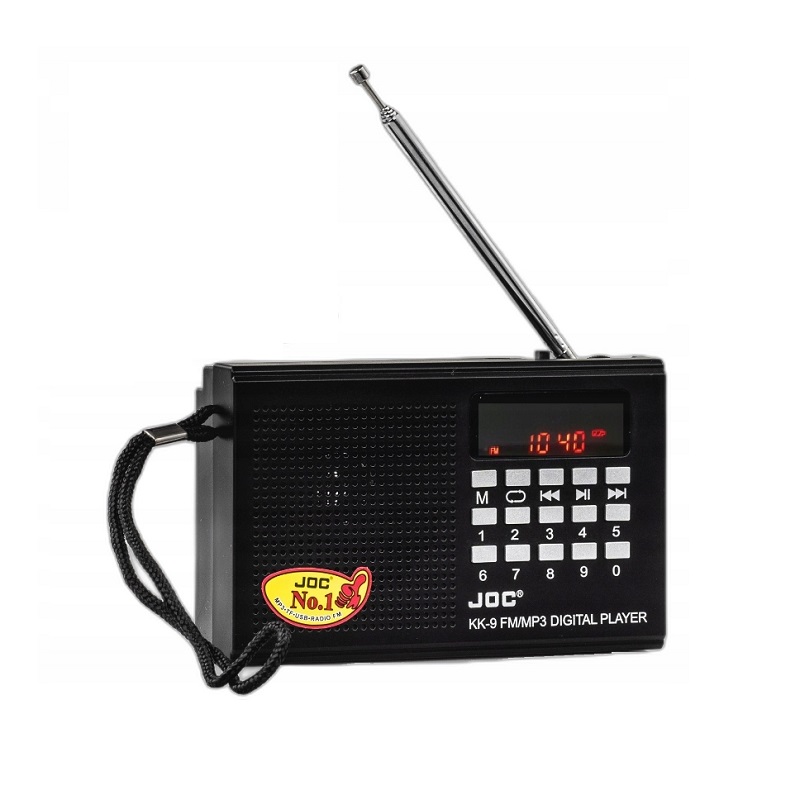 Επαναφορτιζόμενο ραδιόφωνο – JOC-KK9 – 370175 – Black