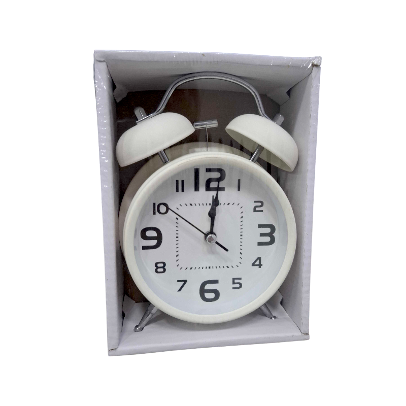 Επιτραπέζιο ρολόι – Ξυπνητήρι – 8806-11 – 806115 – White