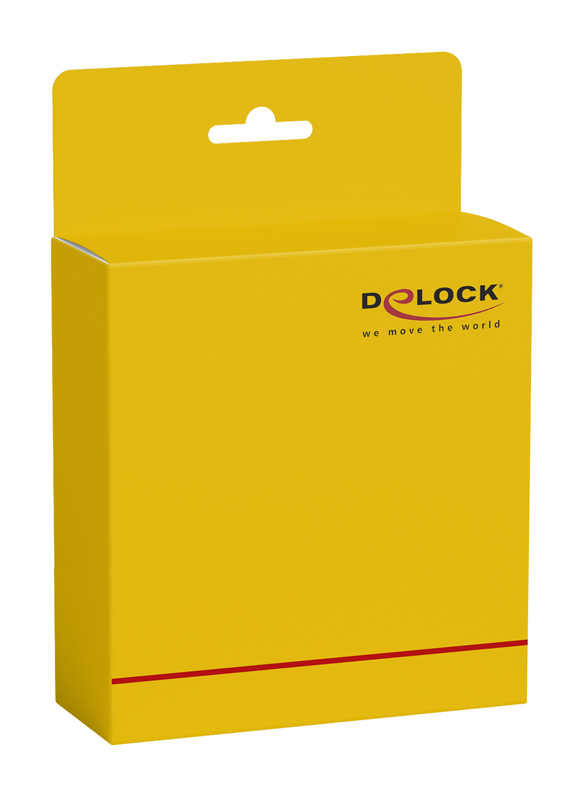 DELOCK καλώδιο USB Type-C σε 3x DC 5.5 x 2.1mm 86801, 1m, μαύρο