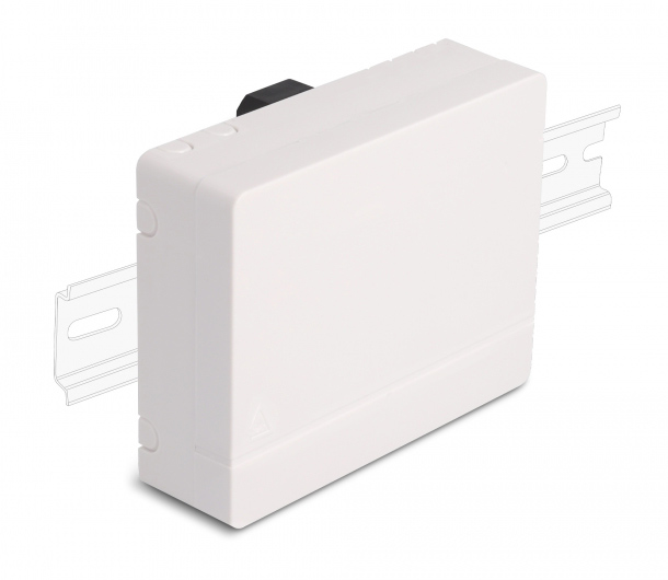 DELOCK κυτίο σύνδεσης οπτικών ινών 87141, ράγας, 4x SC Simplex/LC Dublex
