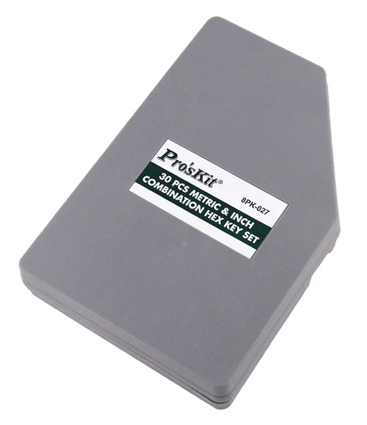 PROSKIT σετ κλειδιά Allen 8PK-027 σε σχήμα L, με θήκη, 30τμχ