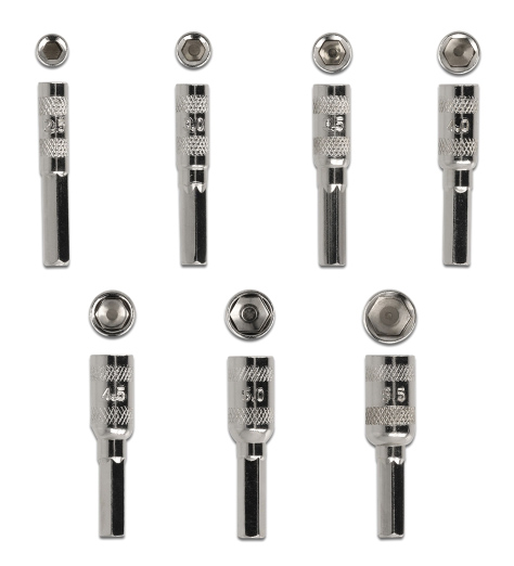 DELOCK σετ κατσαβιδιών 90551, hexagonal 2.5 – 5.5mm, 8τμχ
