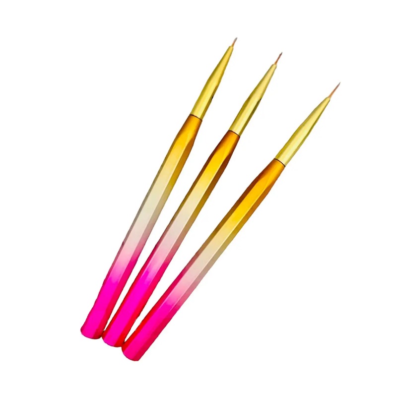 Σετ πινέλα μανικιούρ Nail Art – B101 – 3pcs – 910464
