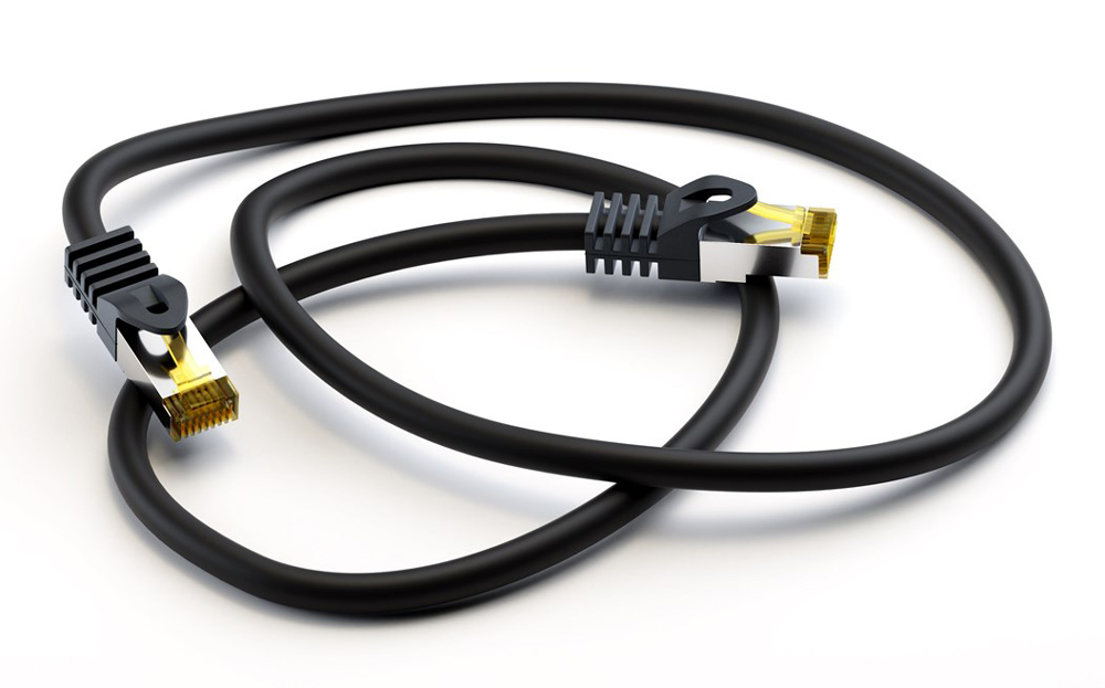 GOOBAY καλώδιο δικτύου 91590, CAT 7 S/FTP, 500 MHz, CU, 1m, μαύρο