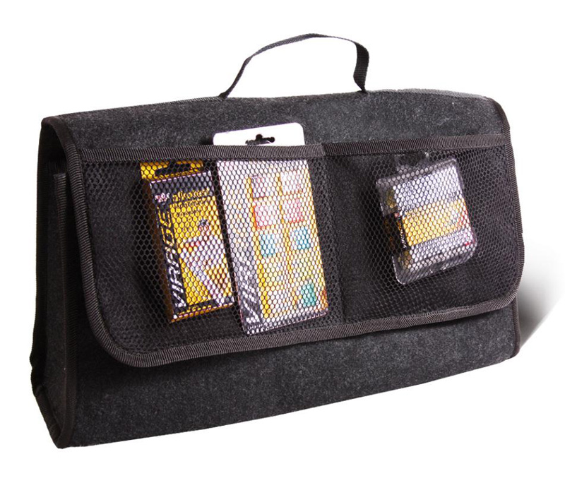 MOJE AUTO θήκη οργάνωσης αυτοκινήτου 93-023, 25x17x47cm, μαύρη
