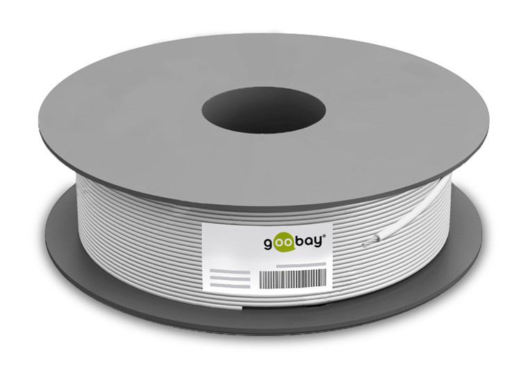 GOOBAY καλώδιο δικτύου 93954, CAT 6 S/FTP (PiMF), CCA, 100m, γκρι