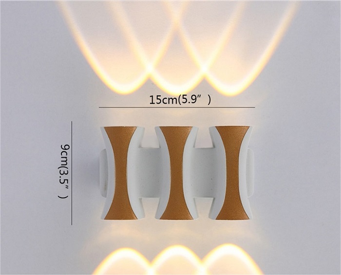 Επιτοίχιο φωτιστικό LED – Απλίκα – Warm White – 1015-6 – 941242