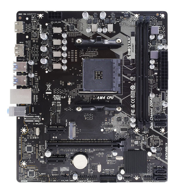BIOSTAR μητρική A520MT, 2x DDR4, AM4, USB 3.2, uATX, GbE LAN, 7.1CH