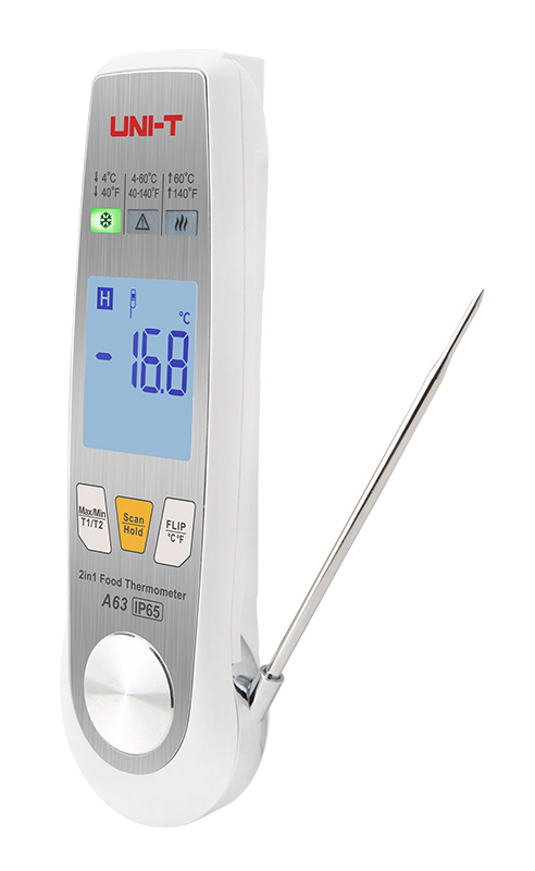 UNI-T ψηφιακό θερμόμετρο τροφίμων A63, -40~250 °C, IP65
