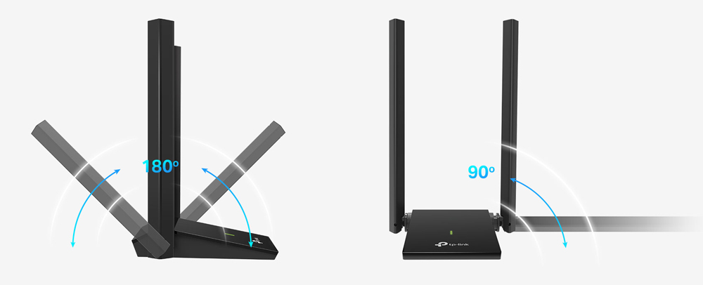 TP-LINK ασύρματος USB αντάπτορας δικτύου Archer T4U Plus, 1300Mbps, V.1