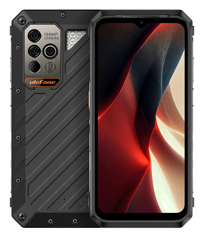 ULEFONE smartphone Power Armor 18 Ultra, 6.58″, 12/512GB, 5G, 9600mAh, IP68/IP69K, μαύρο
