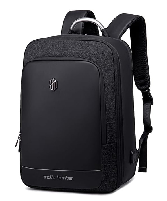 ARCTIC HUNTER τσάντα πλάτης B00227L με θήκη laptop 17″, 41L, USB, μαύρη