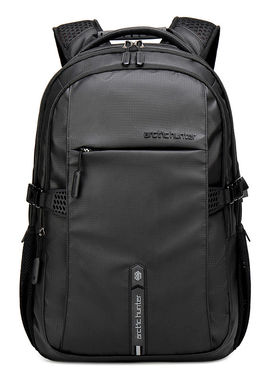 ARCTIC HUNTER τσάντα πλάτης B00388 με θήκη laptop 15.6″, USB, 27L, μαύρη