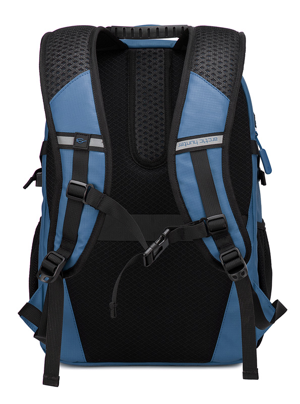 ARCTIC HUNTER τσάντα πλάτης B00388 με θήκη laptop 15.6″, USB, 27L, μπλε