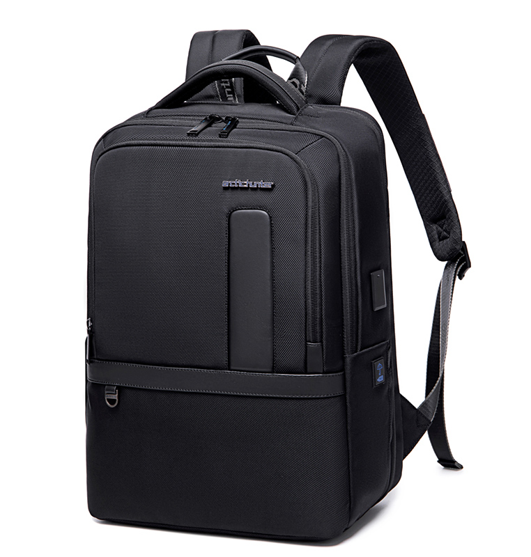 ARCTIC HUNTER τσάντα πλάτης B00490 με θήκη laptop 15.6″, 27L, USB, μαύρη