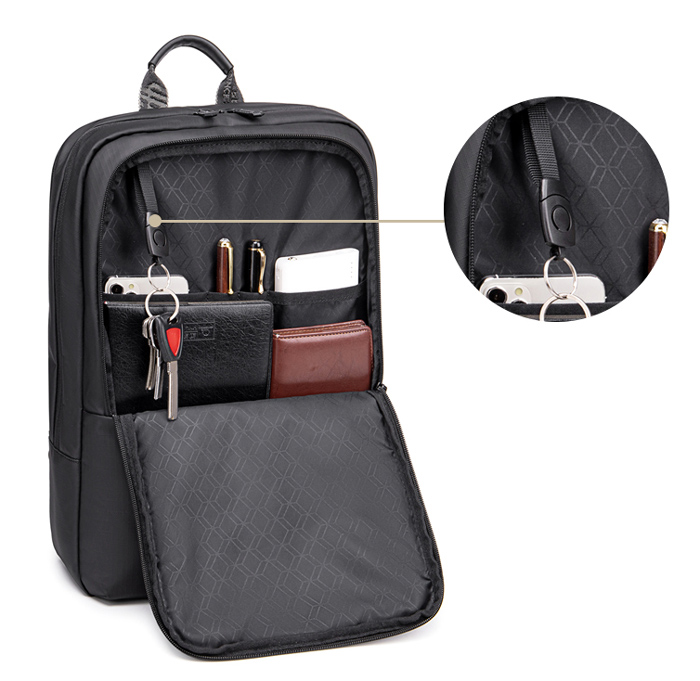 ARCTIC HUNTER τσάντα πλάτης B00529 με θήκη laptop 15.6″, 22L, μαύρη