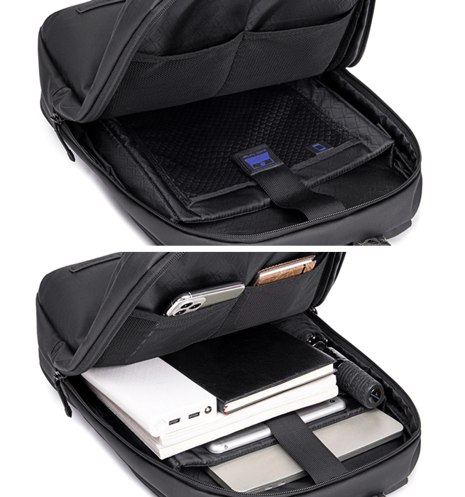 ARCTIC HUNTER τσάντα πλάτης B00529 με θήκη laptop 15.6″, 22L, γκρι