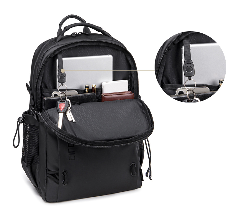 ARCTIC HUNTER τσάντα πλάτης B00530 με θήκη laptop 15.6″, 24L, γκρι