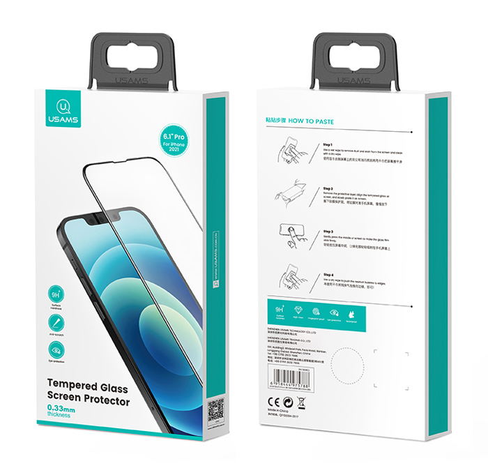 USAMS tempered glass για iPhone 13 Pro US-BH786, 0.33mm