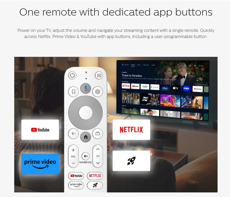 HOMATICS TV Box R 4K Plus, 4/32GB, WiFi, Google πιστοποίηση, Android 11