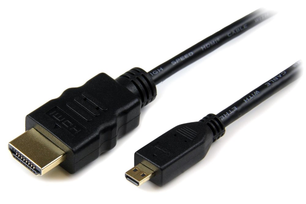 POWERTECH καλώδιο micro HDMI σε HDMI CAB-H008 με Ethernet, 3m, μαύρο