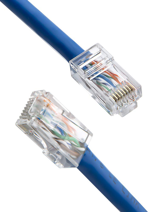POWERTECH βύσμα RJ45 CAB-N352, Cat 6/6a UTP, modular, διάφανο, 50τμχ