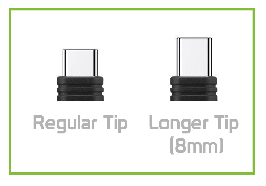 POWERTECH καλώδιο USB σε USB-C CAB-U130, 8mm tip, 25W, 1.5m, μαύρο-γκρι