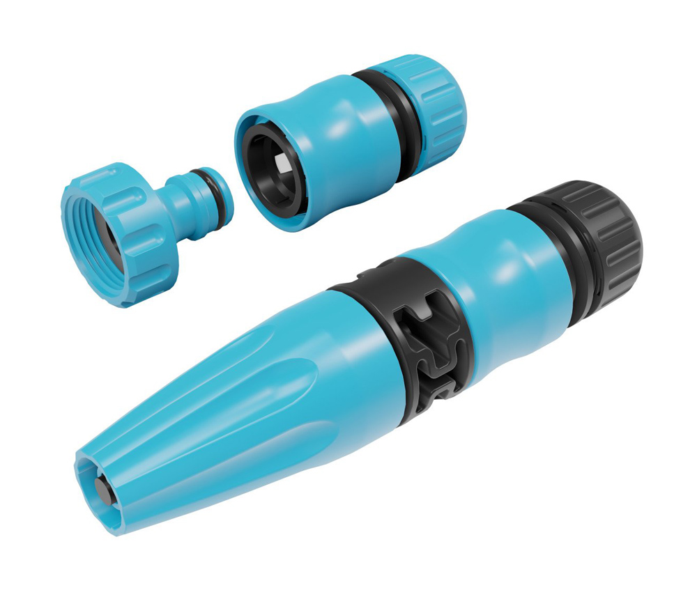 CELLFAST σετ εκτοξευτής νερού 50-500 με ρακόρ & ταχυσυνδέσμους, 4τμχ