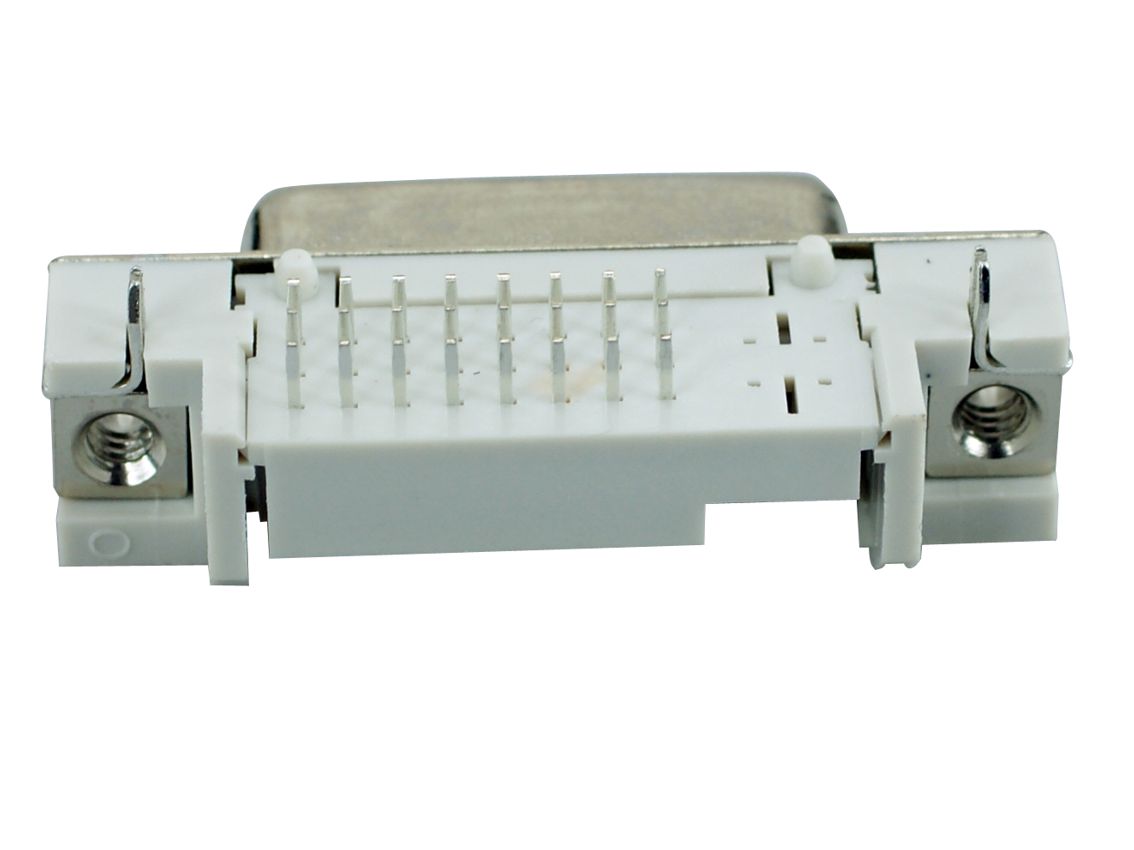 DVI Connector – DVI 25P, Nickel, White