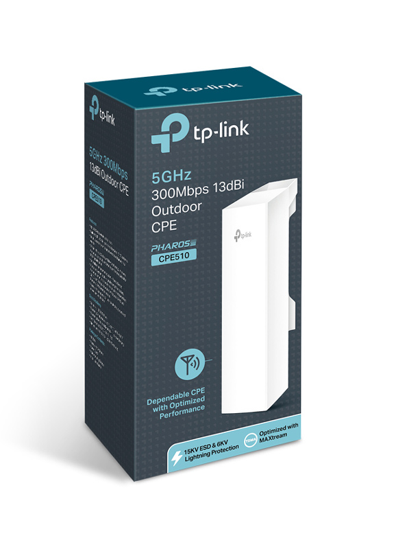 TP-LINK access point CPE510, 5GHz, 300Mbps, εξωτερικού χώρου, Ver. 3.2