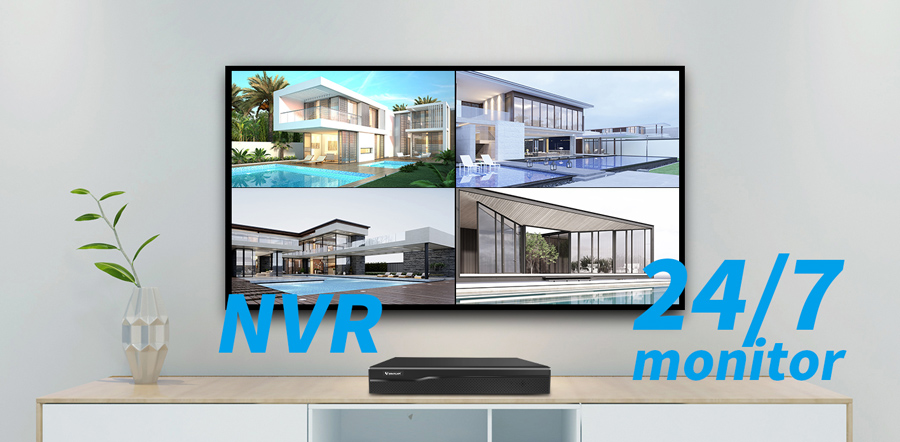 VSTARCAM smart IP κάμερα CS58, IP66, 3MP, WiFi, ανίχνευση καπνού